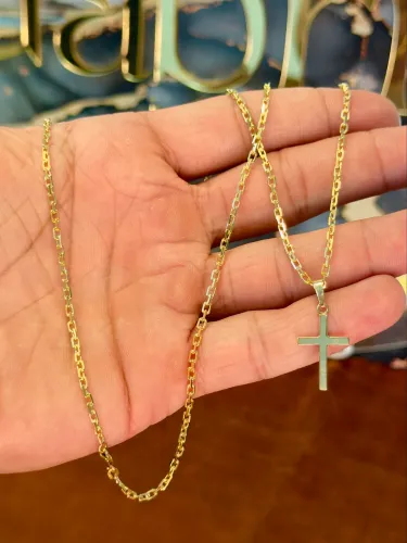 Cordão de ouro Cartier + pingente 10.4g ( LOJA FÍSICA)