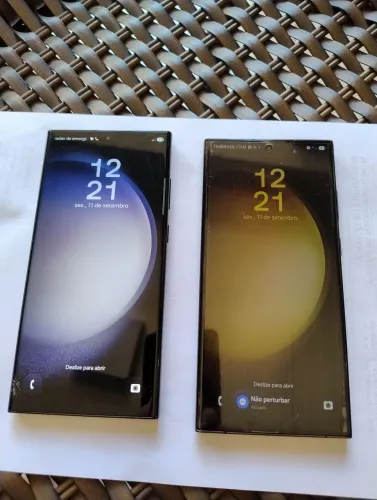 Troco 2 Sansung S23 ultra por S25 ultra leia anúncio