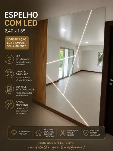 Espelho com Led 