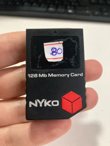 Nintendo GameCube Memory Card 128mb Nyko (envio OLX PAY)