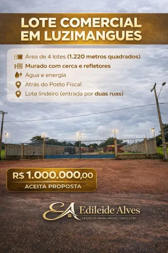 Lote Comercial em Luzimangues-TO