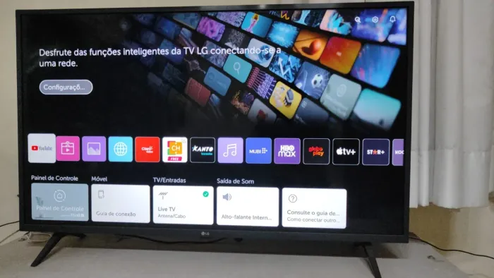 Smart TV LG 43" LED Full HD - Excelente Estado<br>Vendo Smart TV LG de 43 polegadas, em