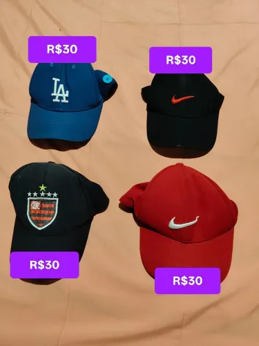 Boné De Vários tipos 30 reais cada