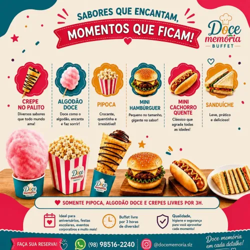 Mini hambúrguer mini hot dog e sanduíches 