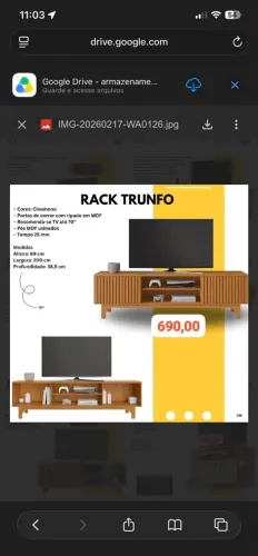 Rack Trunfo ripado 2 metros / pague na entrega