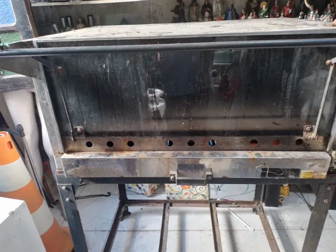 Forno industrial refratário a gás