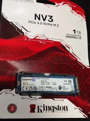SSD Kingston NV3 1TB NVMe 2280 PCIe 4.0 (novo) - @LJCEletro