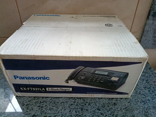 Vendo Panasonic KX-FT931LA, fax e telefone fixo, novo na caixa.