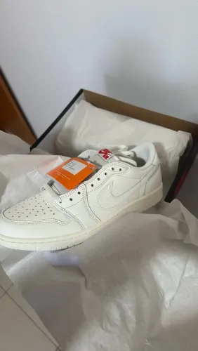 Air Jordan 1 Retro Low OG Sail University Red