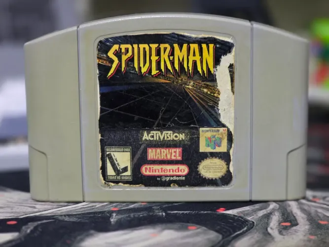 SPIDER-MAN, Nintendo 64, Jogo Original, Labels Originais