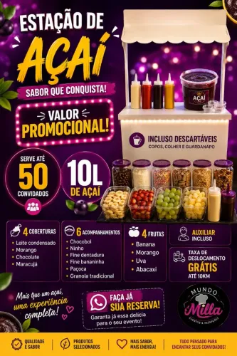 Estação de açaí