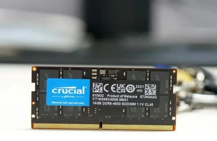 Memória DDR5 32GB 5600Mhz CRUCIAL - NOTEBOOK