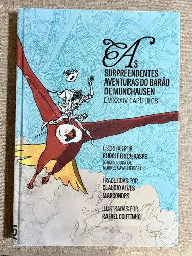 livro as surpreendentes aventuras do barão de munchausen cosac naify