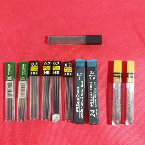 Lote Completo de Grafites para Lapiseira