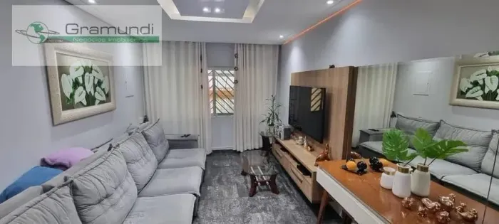 Sobrado no Alto do Ipiranga | 170m² | 3 Suítes | Churrasqueira | Escritório