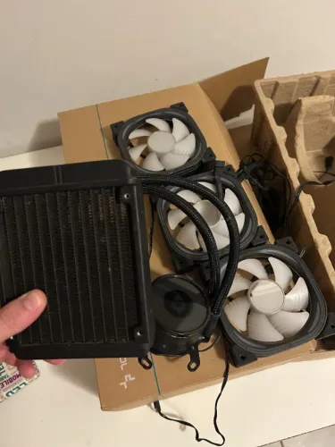 Water Cooler Mancer 120mm RGB + 3 Fans RGB extras