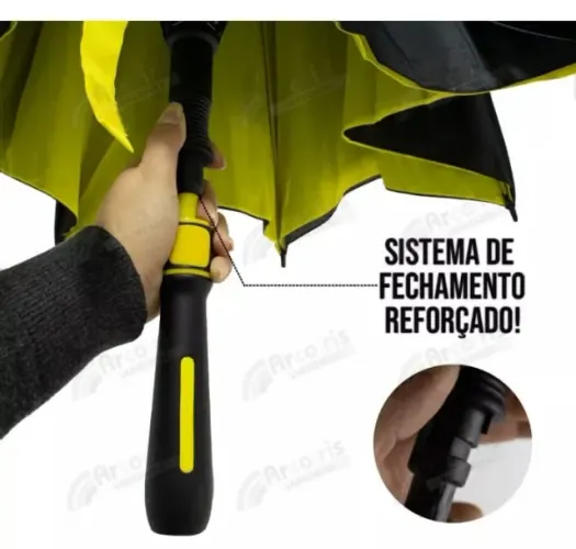 Guarda Chuva Reforçado Alça Resistente cabo reto ou com alça