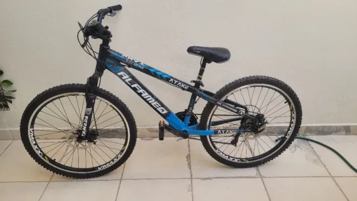 Bicicleta Seminova e Revisada Aro 26  Quadro Alfameq 21 Marchas Rodas Vmaxx