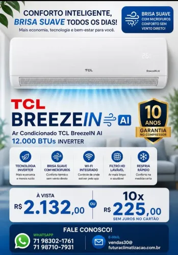 Ar condicionado BreezeIN 