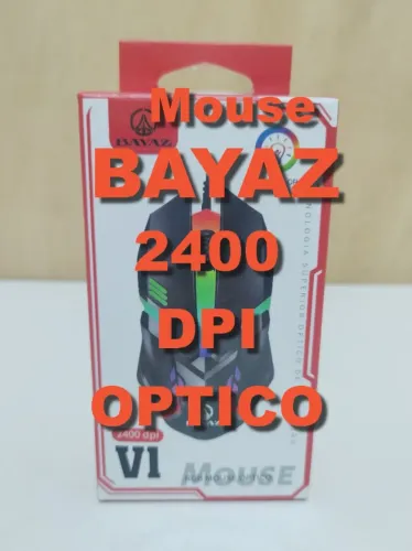 Mouse BAYAZ V1 2400 DPI RGB Mouse OPTICO