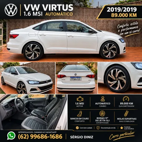 Volkswagen Virtus 1.6 MSI Flex 16V 4P Aut. 2019