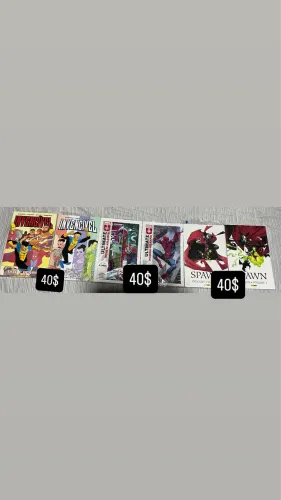 HQs Invencível, Ultimate Homem-Aranha e Spawn Origins - Lotes por R$ 40 cada
