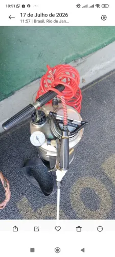 Pulverizador inox Guarany próprio para impermeabilização de estofados