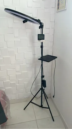 Ring Light Profissional Tomate 18 Polegadas 55W LED 448 Leds com Tripé
