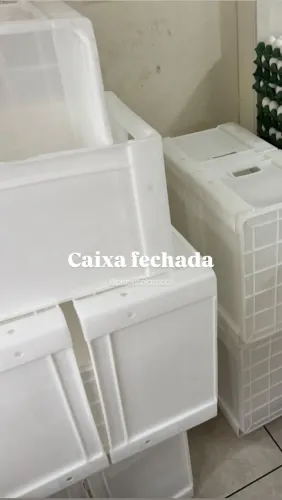 Caixa de plástico branca 95,00 | preta 50,00