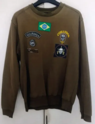 AGASALHO MOLETOM DE FRIO EB COMANDOS MILITAR 
