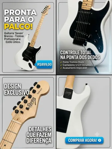 Guitarra Strato Seven Sgt-207
