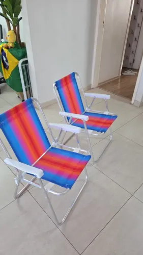 Cadeira de praia aluminio