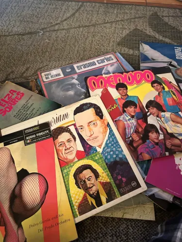 Lote de discos dos anos 60 até 90
