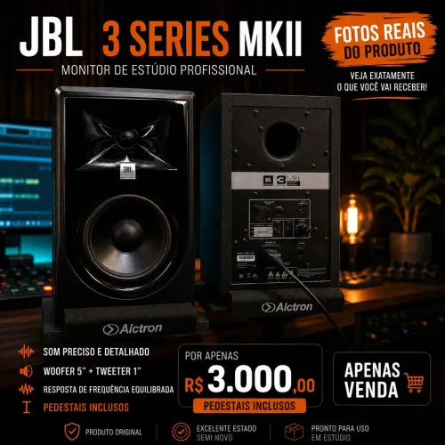 Monitores de estúdio JBL MKii