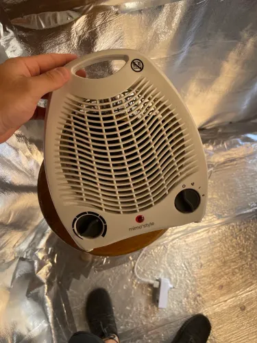 Aquecedor Portátil  a Ar Ventilador Quente 