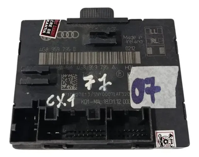 Módulo Porta Traseiro Direito A6 2011 - 2015 / 4g8959795e