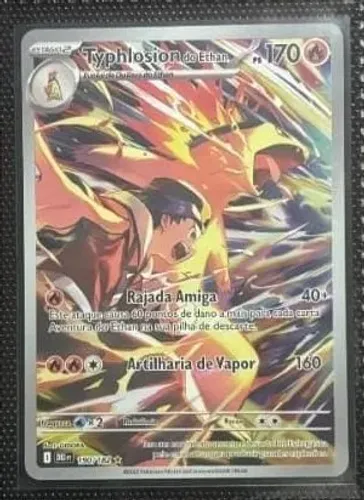 Carta Pokemon TCG - Typhlusion do Ethan