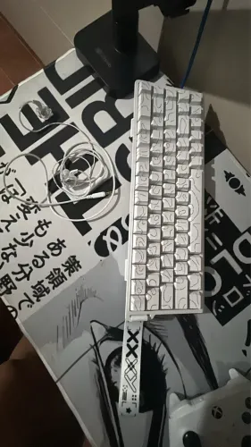 teclado e fone