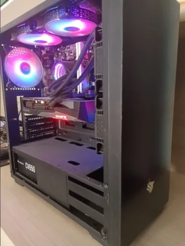 VENDO OU TROCO POR PS5 PC Gamer Ryzen 5 5600g + RX 7600 | + Controle de Brinde