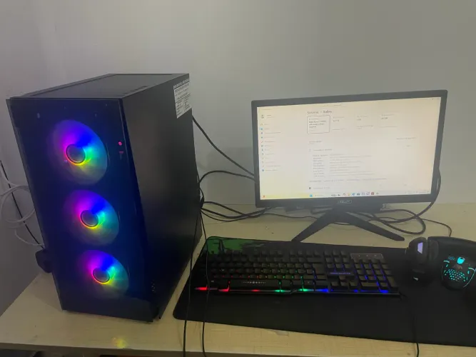 Pc gamer completo (Com monitor)