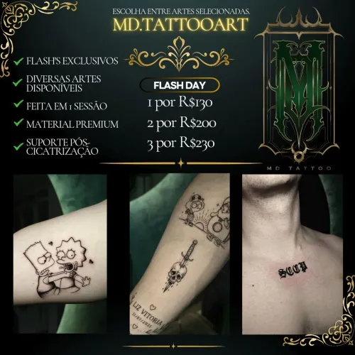 Tatuador / tatuagem / studio / tattoo / Minimalista
