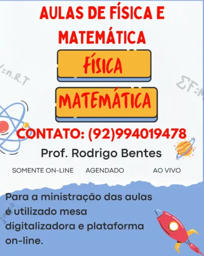 Aulas de Física e Matemática