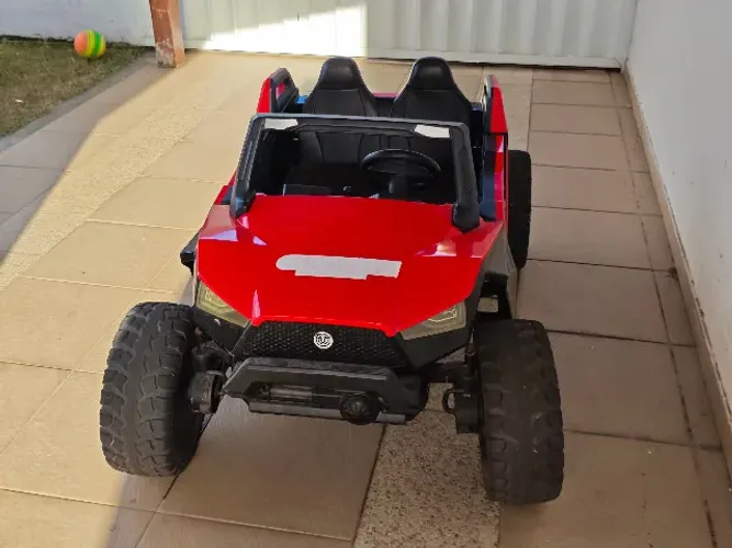 Carrinho Elétrico Infantil Buggy Clash Vermelho 24v
