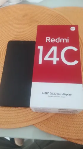 Celular redmi 14 c 256 gigas em estado de novo na caixa