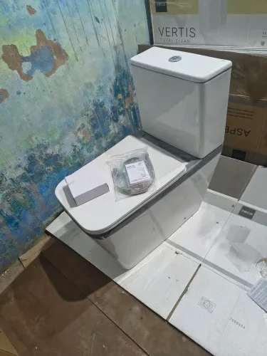 Bacia acoplada Deca slim total clean completa linha de luxo