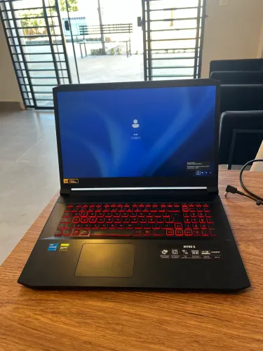 Acer nitro i5 11º 16gb ram 512gb SSD gtx 1650 4gb tela 17" impecável com garantia