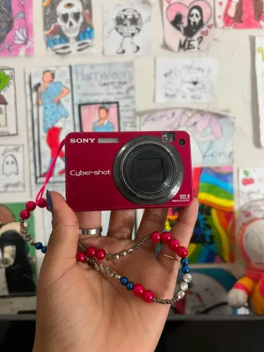 Sony cyber-shot DSC-W170 vermelha| pronta pra uso!
