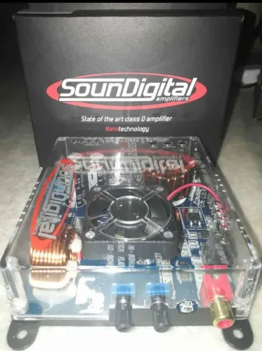 Amplificador Automotivo digital sd250.1d 2 ohms 1 canal 450 rms