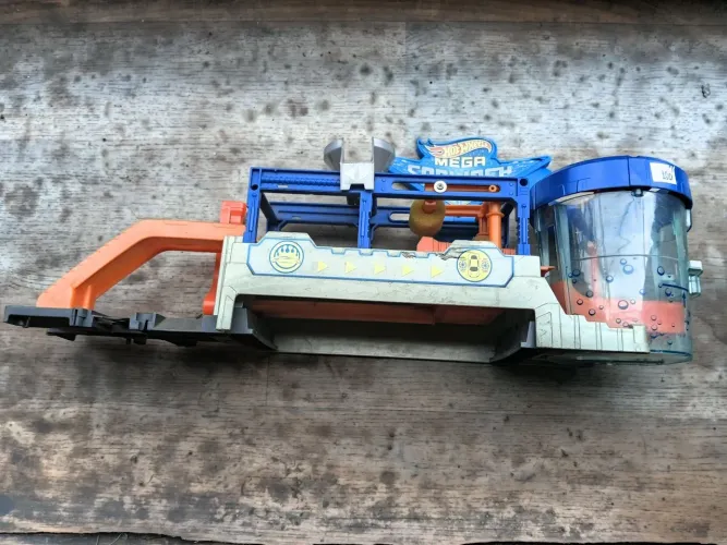 Brinquedo pista Hot Wheels lava rápido
