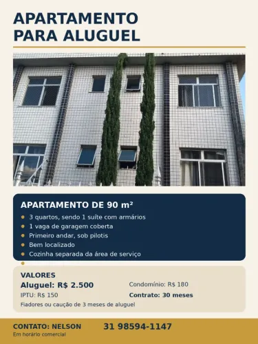 Amplo Apartamento no Santa Amélia